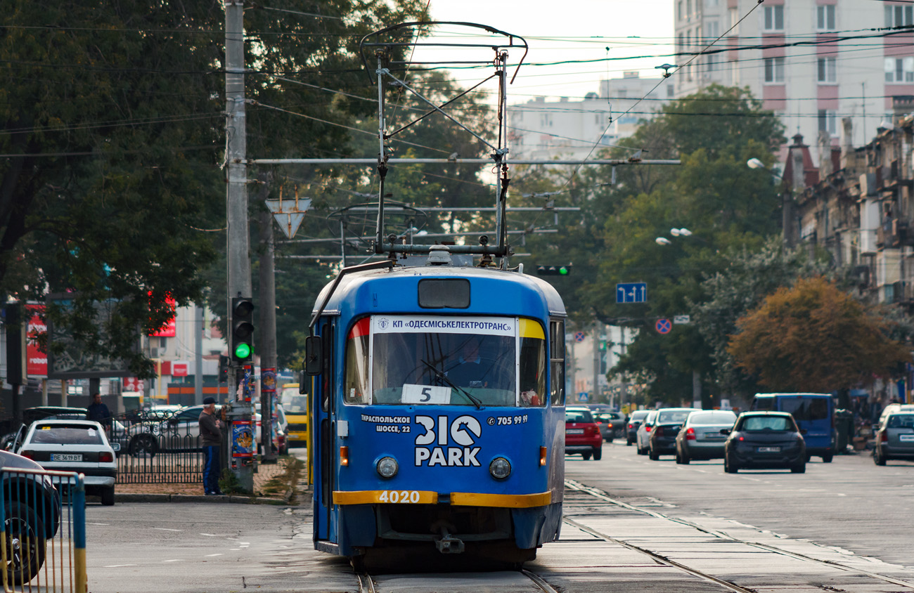 Одесса, Tatra T3R.P № 4020