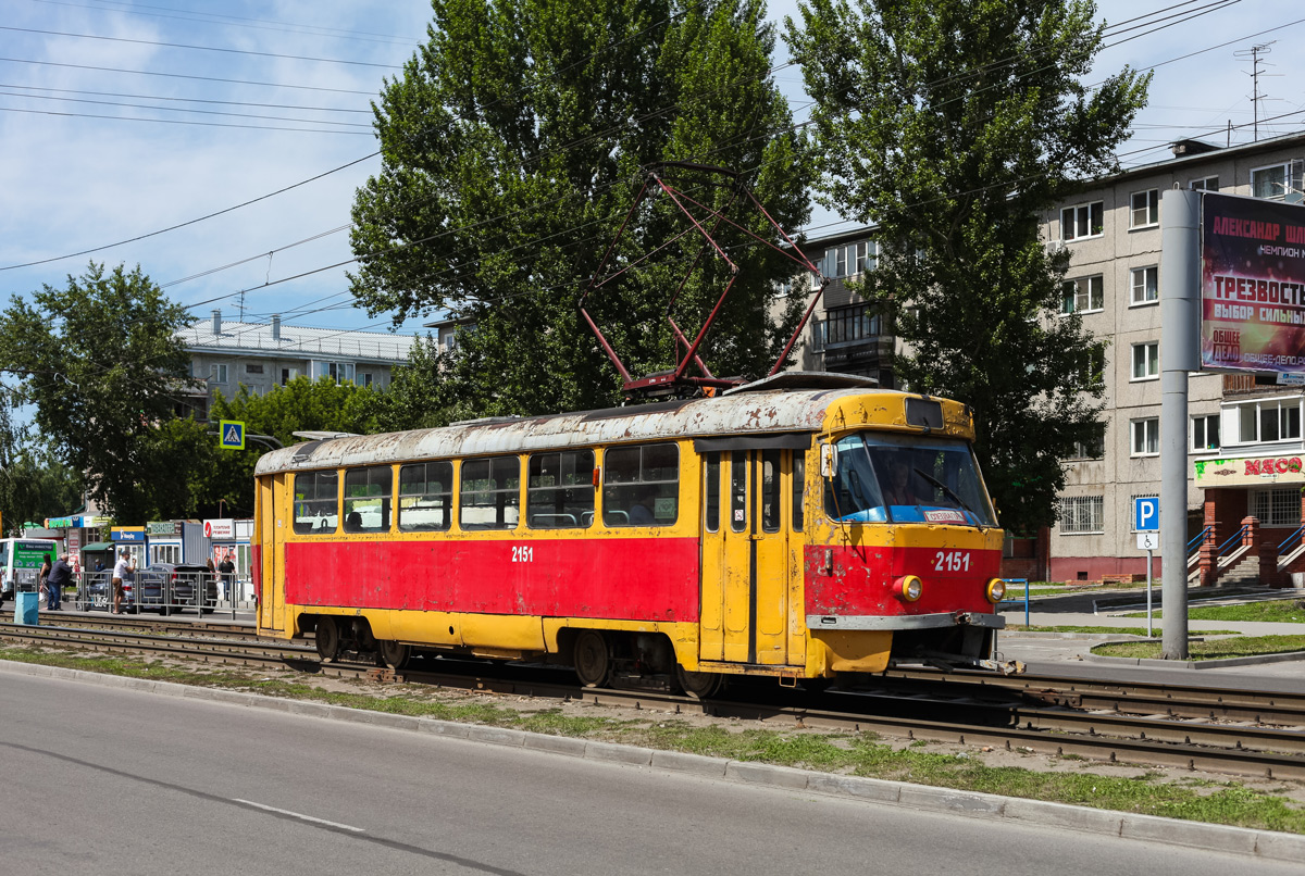 Barnaula, Tatra T3SU (2-door) № 2151