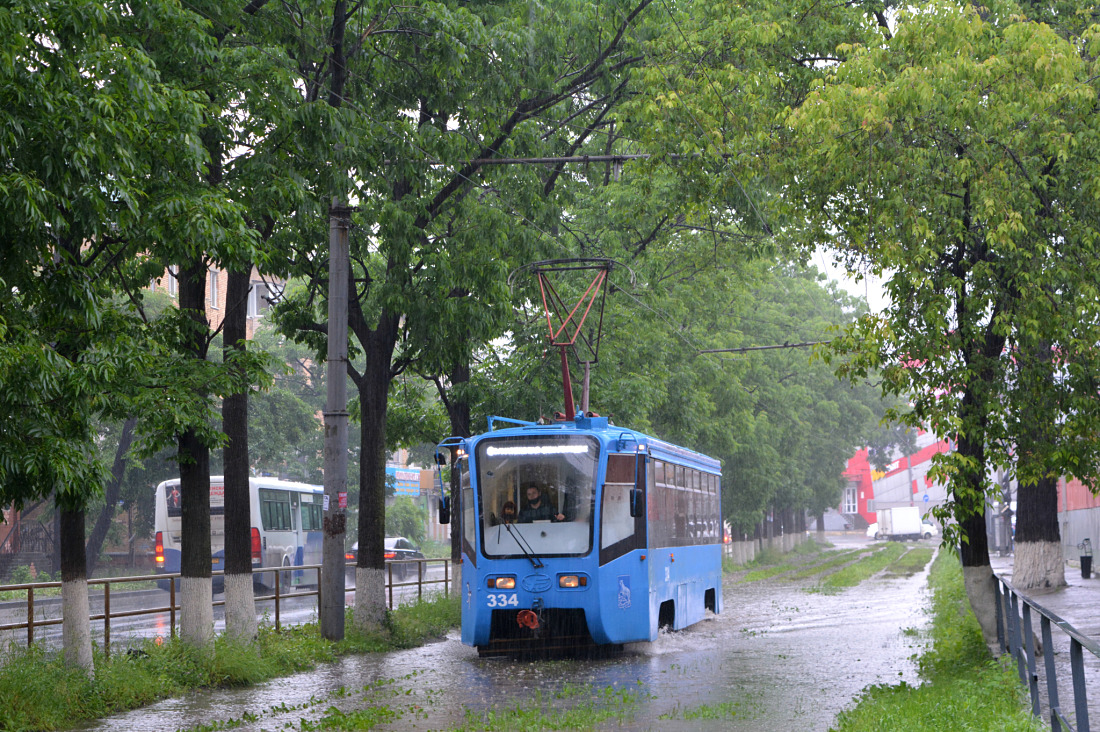 Владивосток, 71-619К № 334; Владивосток — Происшествия