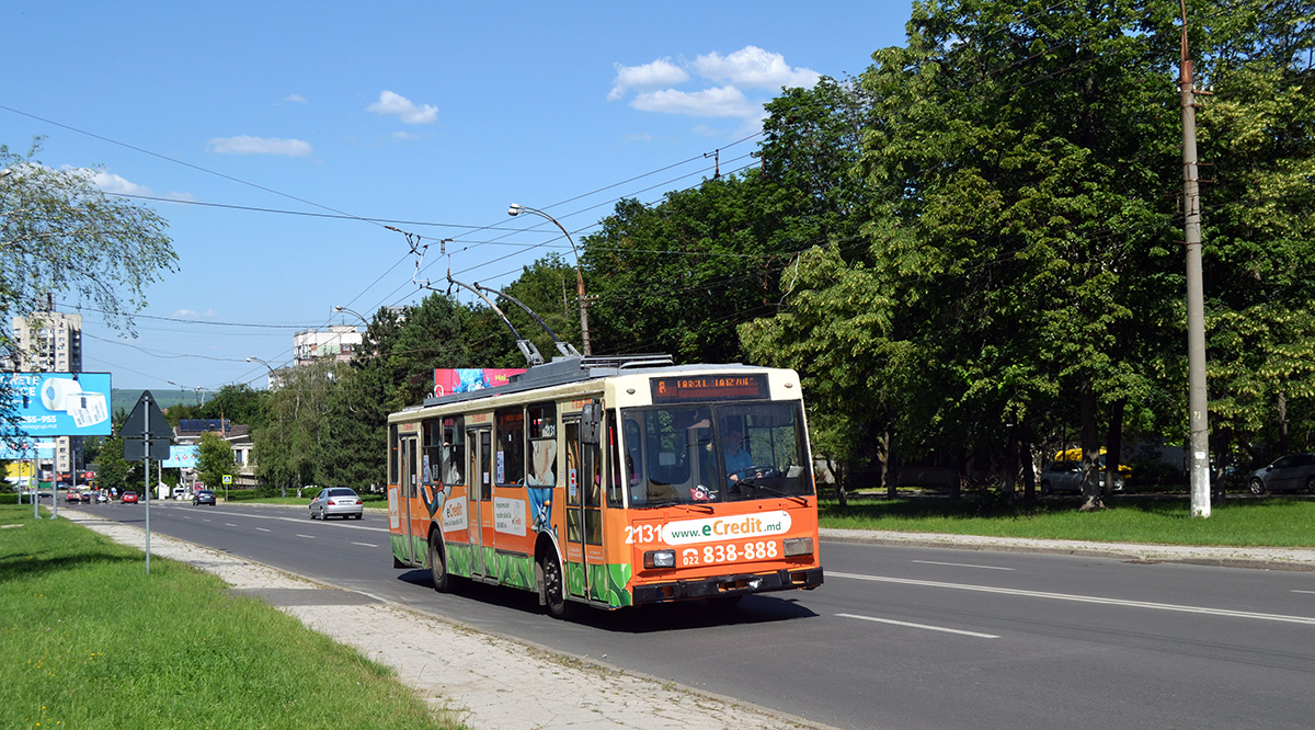 Кишинёв, Škoda 14Tr13/6M № 2131