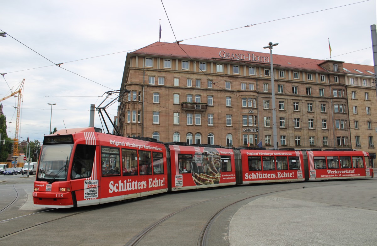 Нюрнберг, Adtranz GT8N2 № 1118