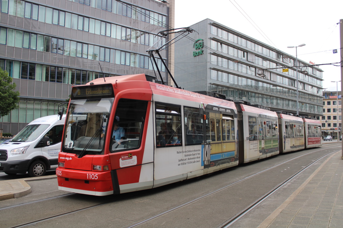 Nuremberg, Adtranz GT8N2 č. 1105