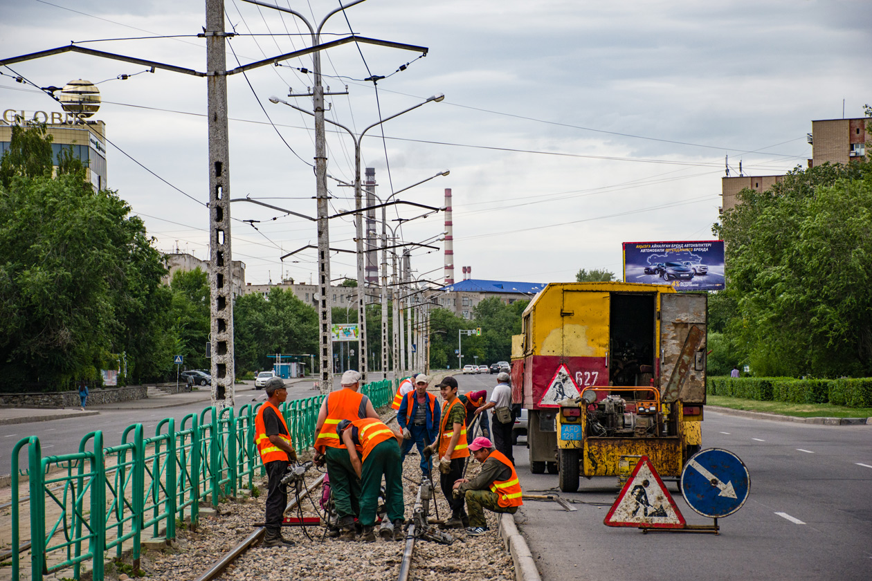 Усть-Каменогорск — Ремонты; Усть-Каменогорск — Трамвайные линии и инфраструктура