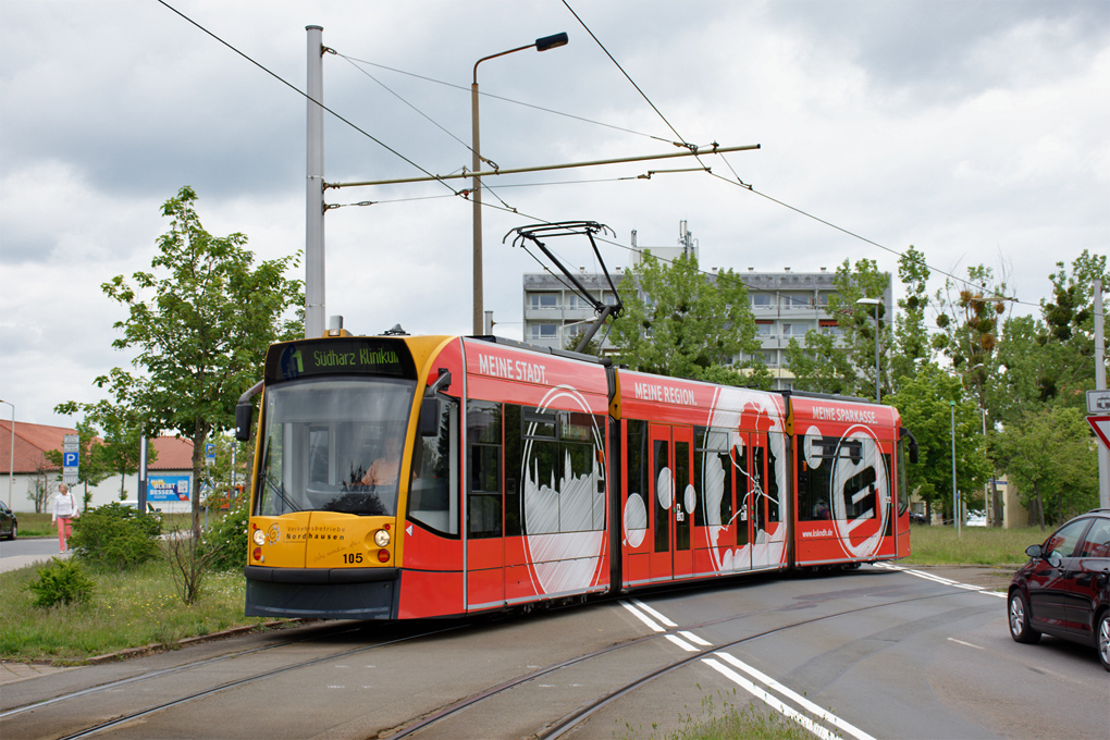Нордхаузен, Siemens Combino Advanced № 105