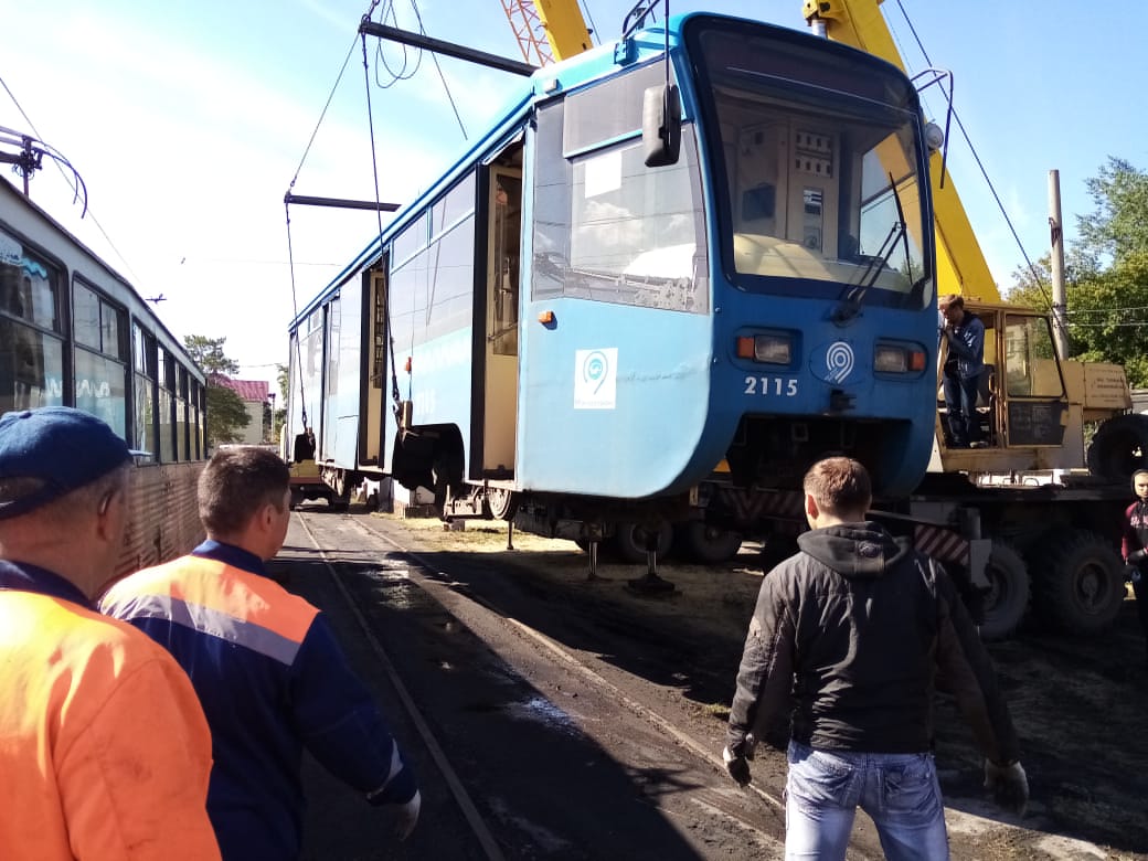 Omsk, 71-619A nr. 91; Omsk — 2019 — Arrival of trams 71-619A from Moscow