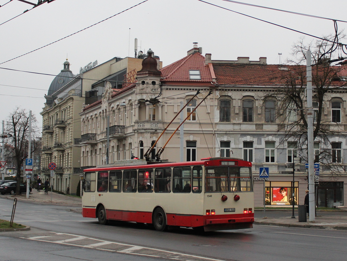Вильнюс, Škoda 14Tr89/6 № 1540
