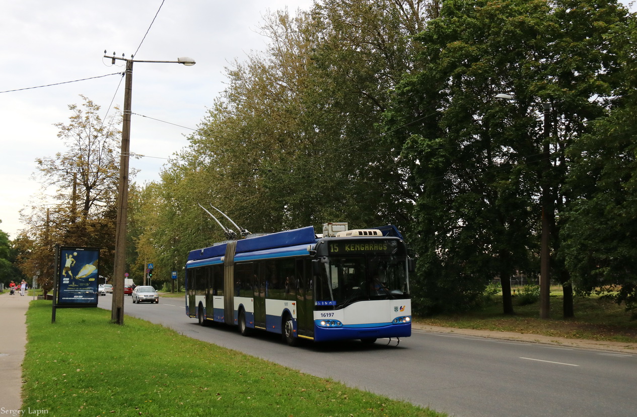 Riga, Solaris Trollino II 18 Ganz N°. 16197 Riga, Solaris Trollino II 18 Ganz N°. 16197