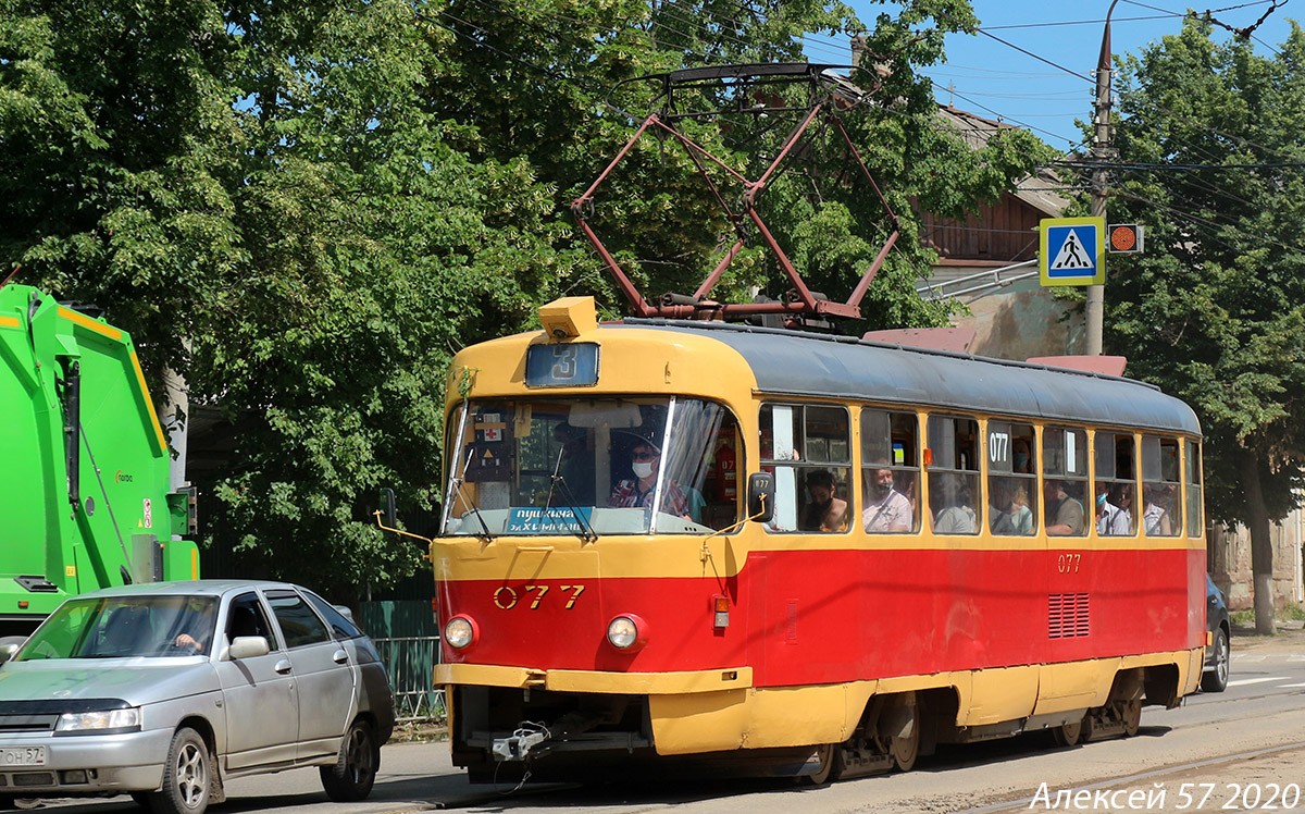 Орёл, Tatra T3SU № 077