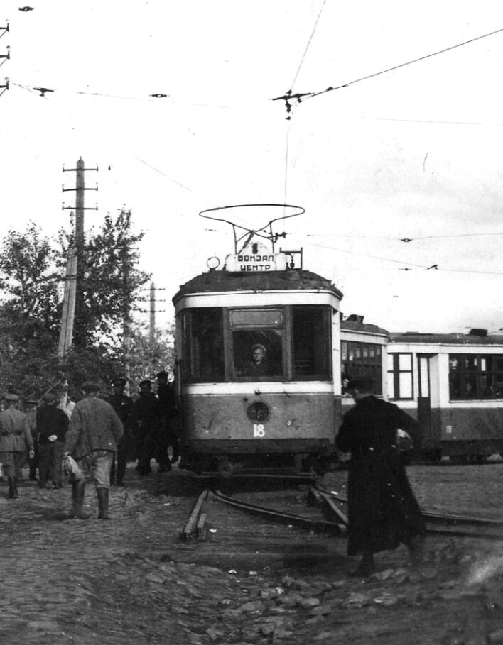 Omsk, Kh č. 18; Omsk — Closed tram lines; Omsk — Historical photos