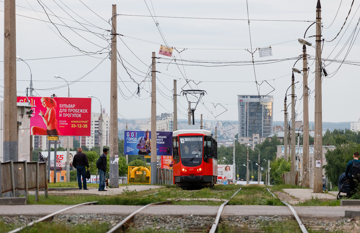 Ижевск, Tatra KT4DM № 2405