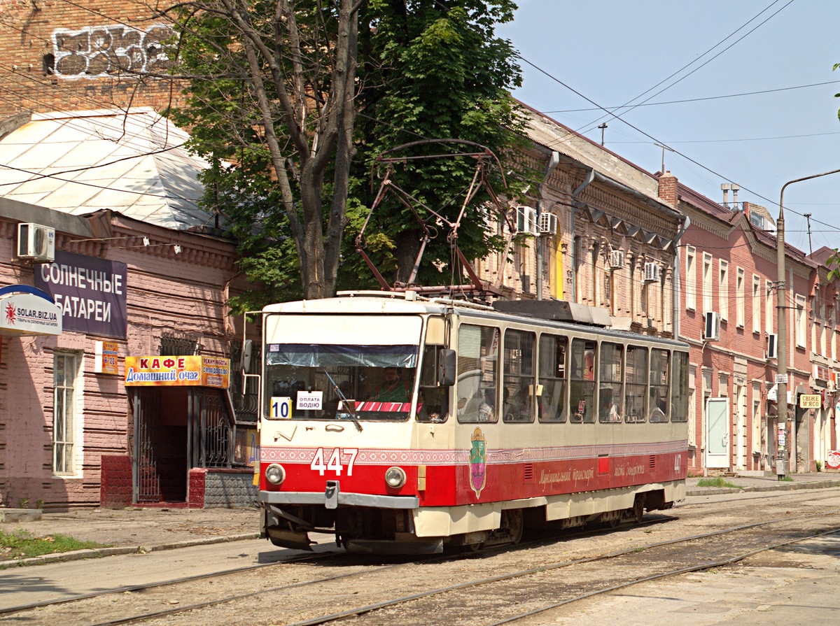 Запорожье, Tatra T6B5SU № 447