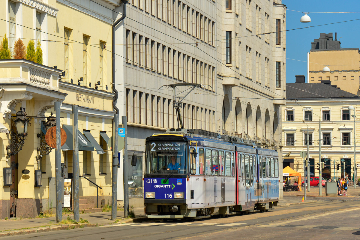 Helsinki — Espo, Valmet MLNRV1 № 116