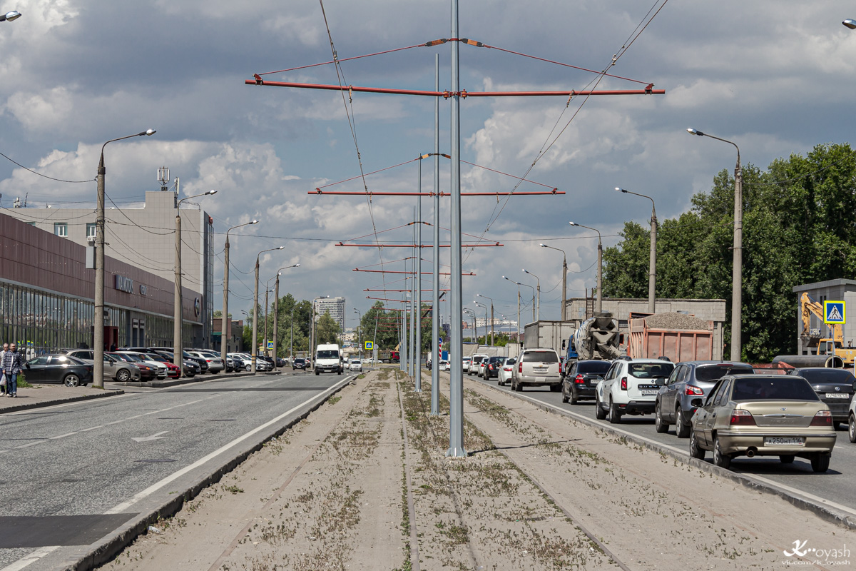 Kazan — Big tram circle; Kazan — ET Lines [5] — South; Kazan — Reconstructoins