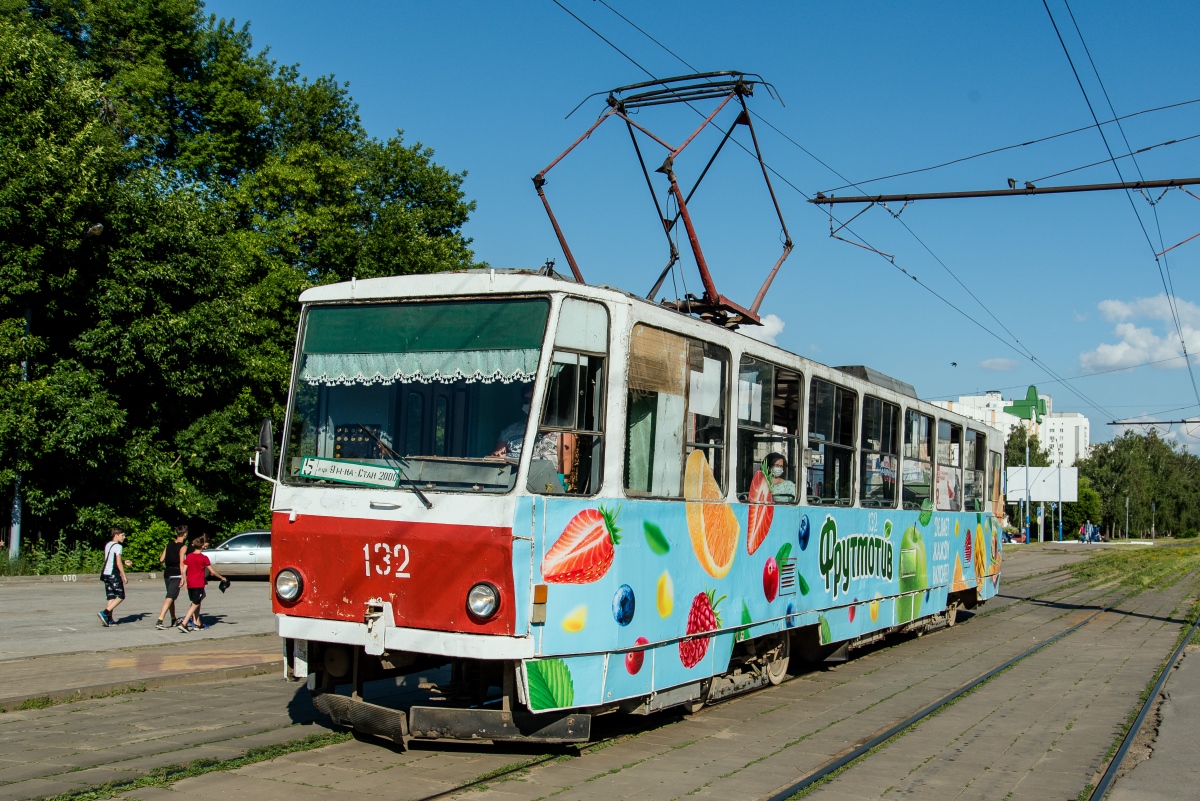 Липецк, Tatra T6B5SU № 132
