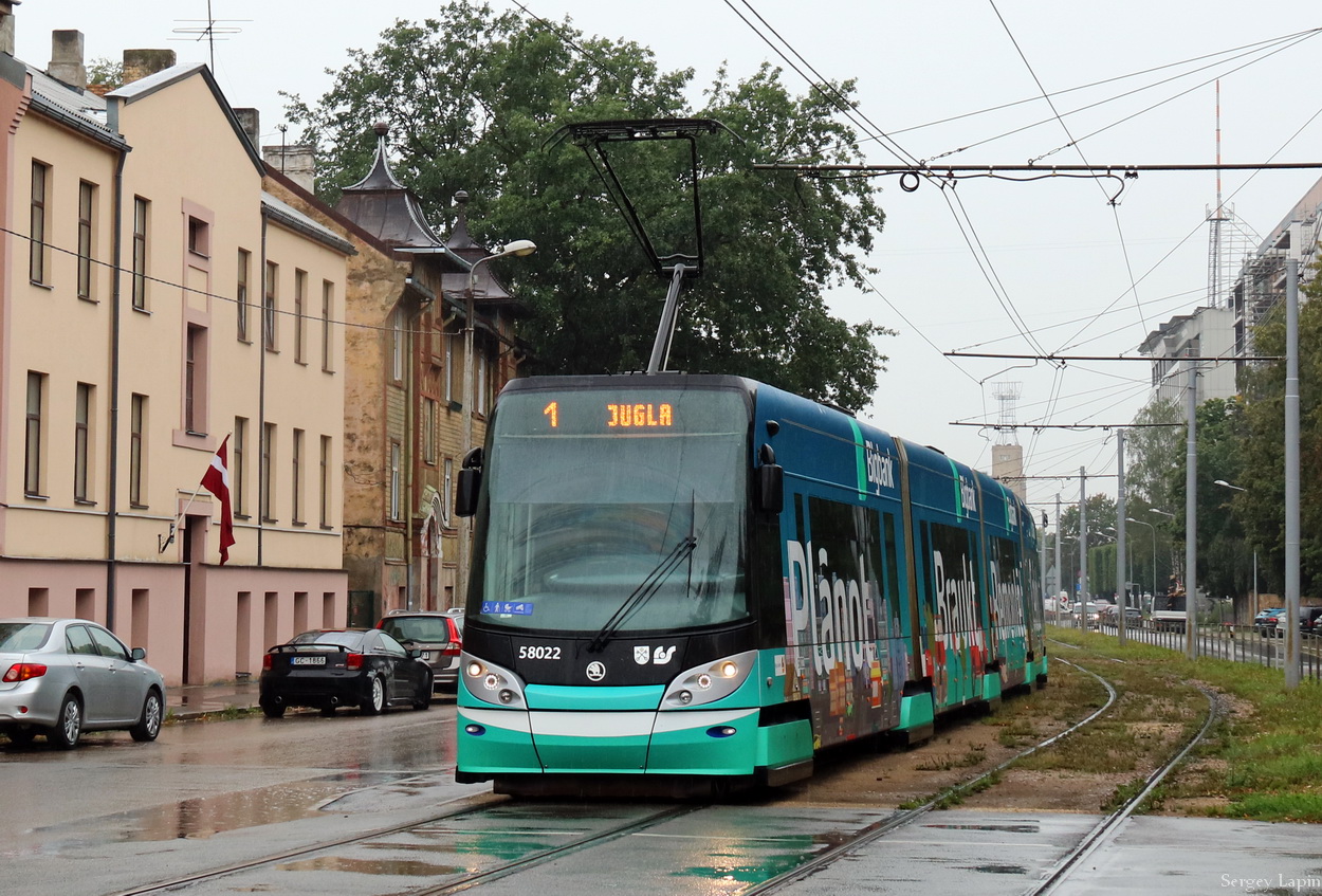 Riia, Škoda 15T1 ForCity Alfa Riga № 58022