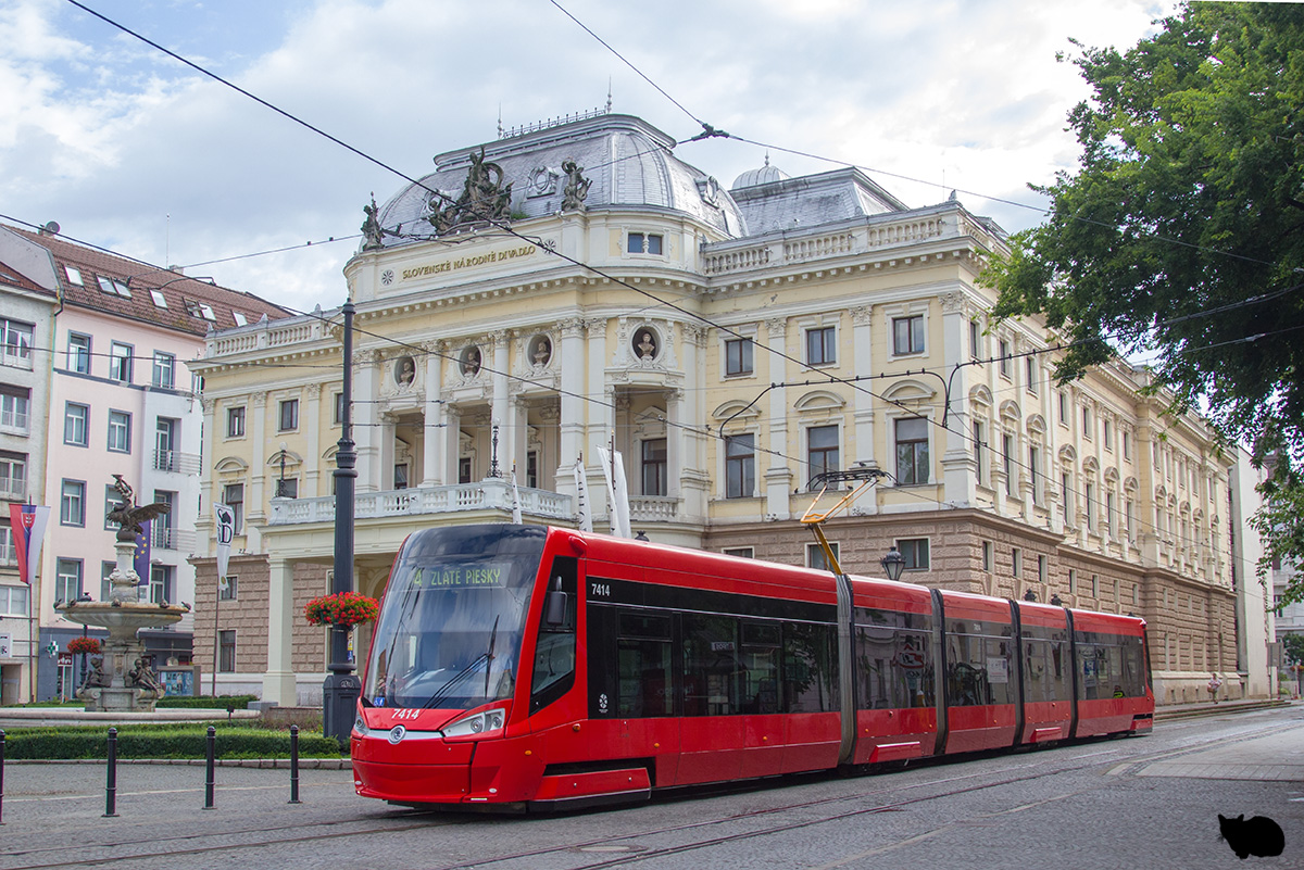 Братислава, Škoda 29T ForCity Plus № 7414