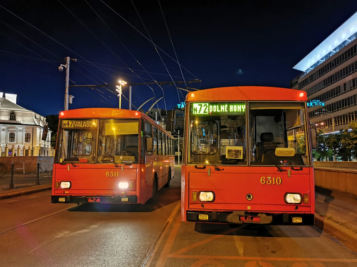 Братислава, Škoda 14Tr10/6 № 6310; Братислава, Škoda 14Tr10/6 № 6311