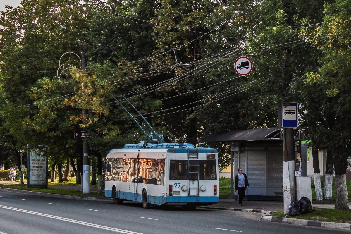 Тверь, БКМ 32102 № 27; Тверь — Последние годы тверского троллейбуса (2019 — 2020 гг.)