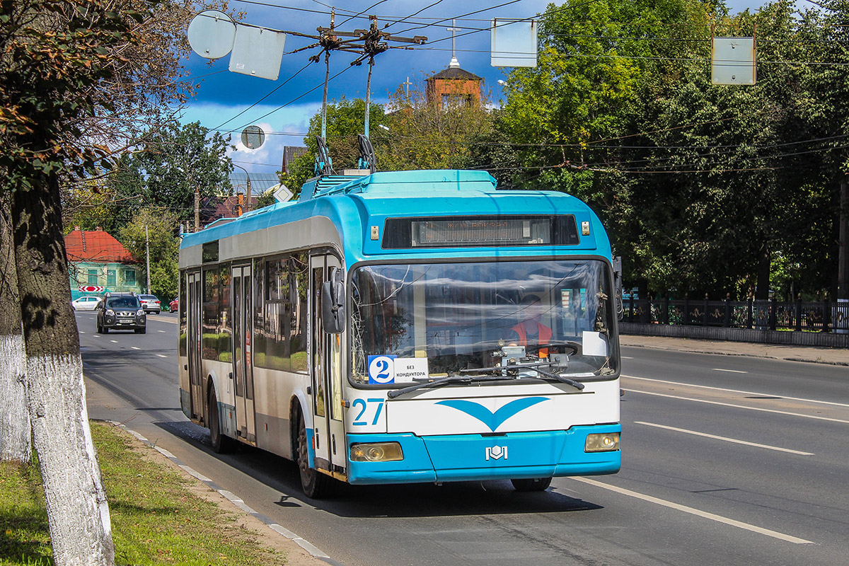 Тверь, БКМ 32102 № 27; Тверь — Последние годы тверского троллейбуса (2019 — 2020 гг.)