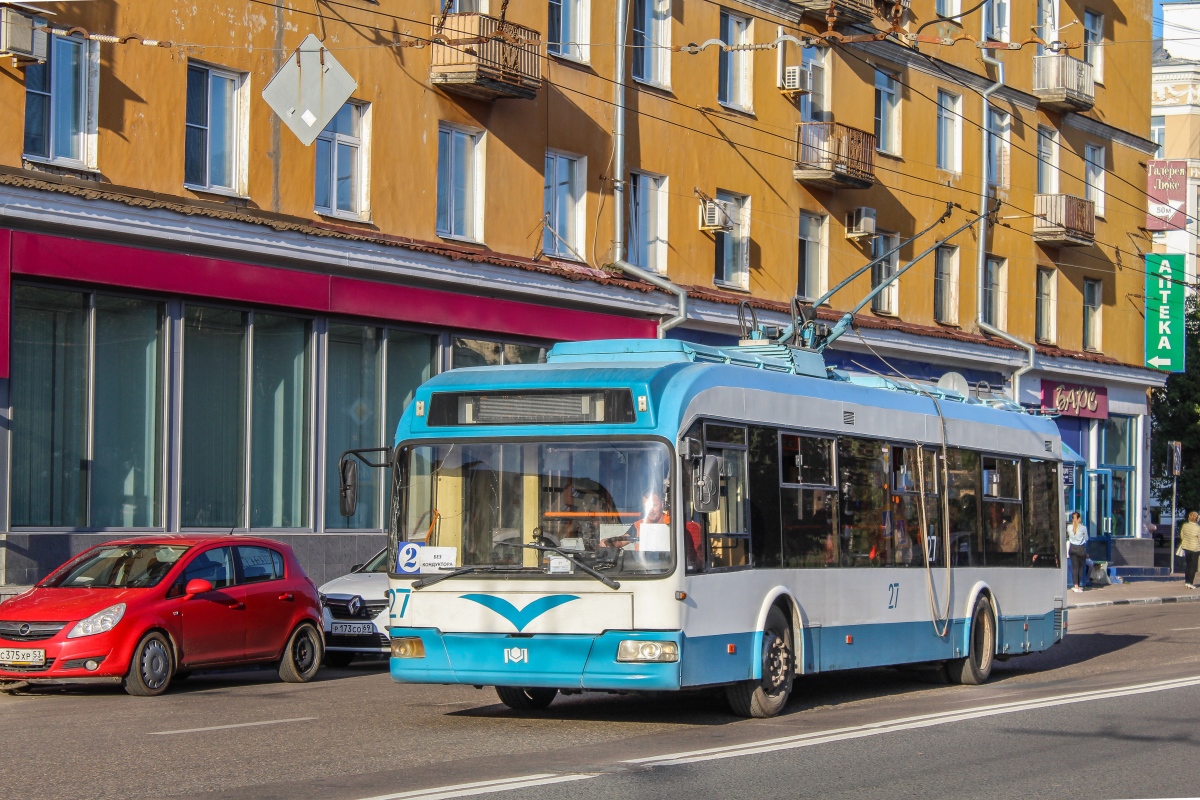 Тверь, БКМ 32102 № 27; Тверь — Последние годы тверского троллейбуса (2019 — 2020 гг.)