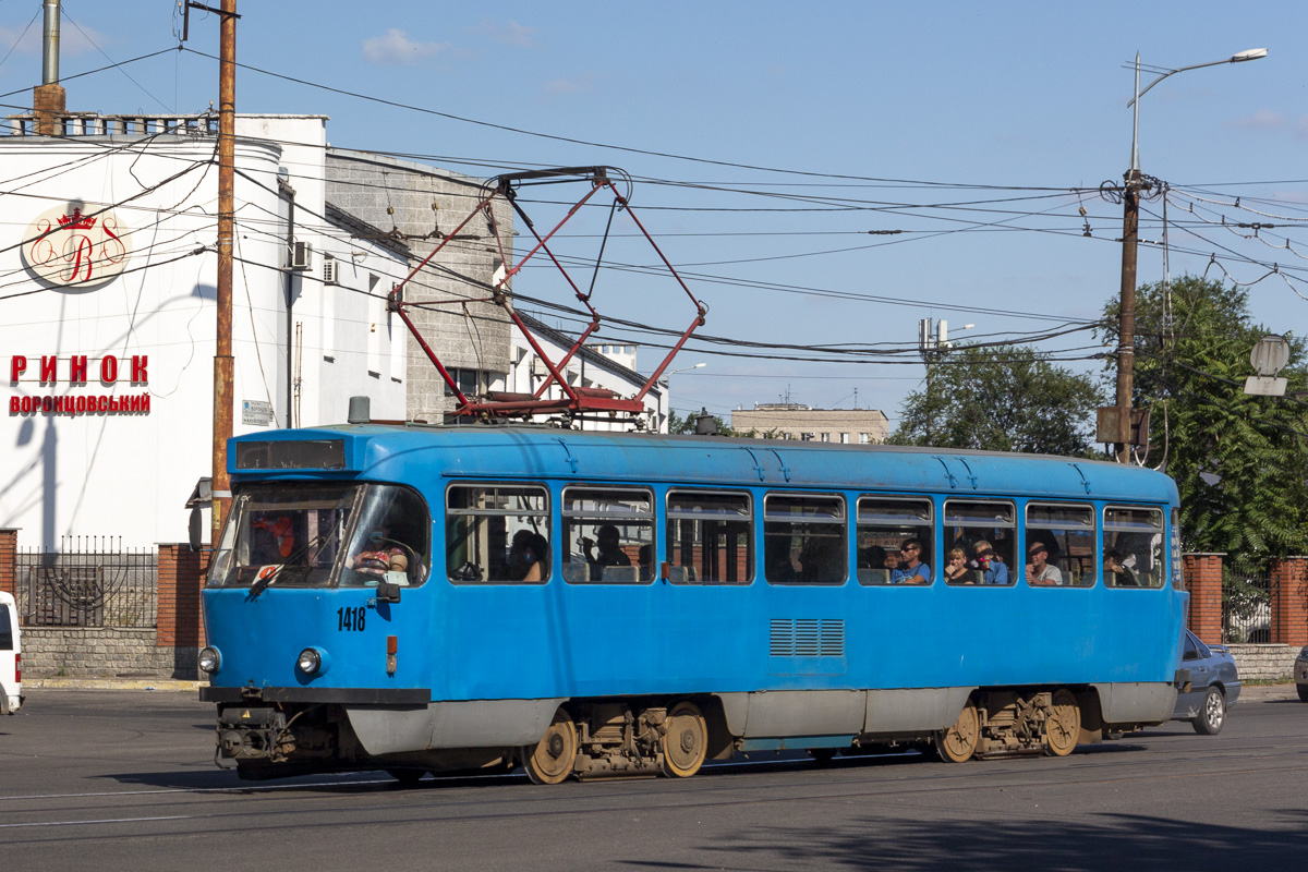 Днепр, Tatra T4DM № 1418
