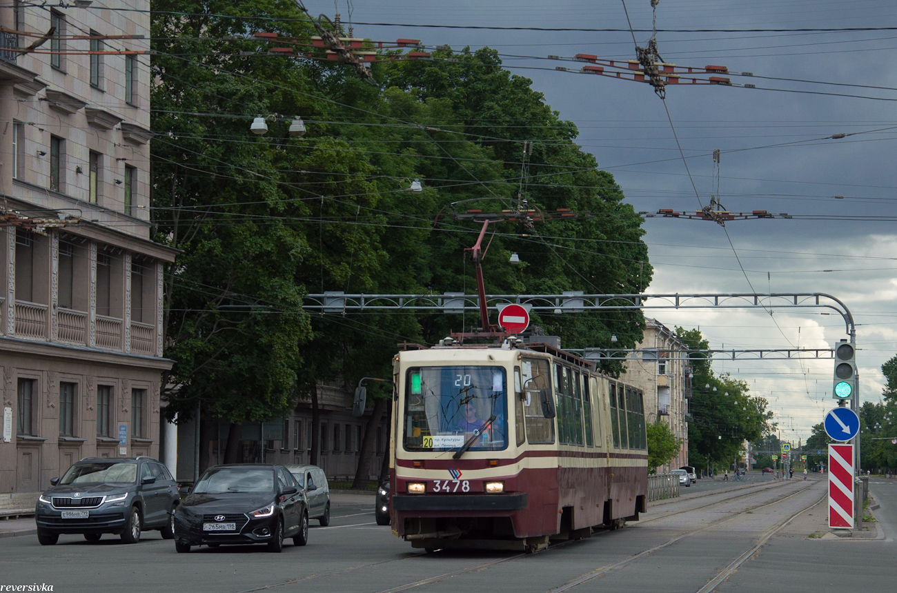 Санкт-Петербург, ЛВС-86К № 3478