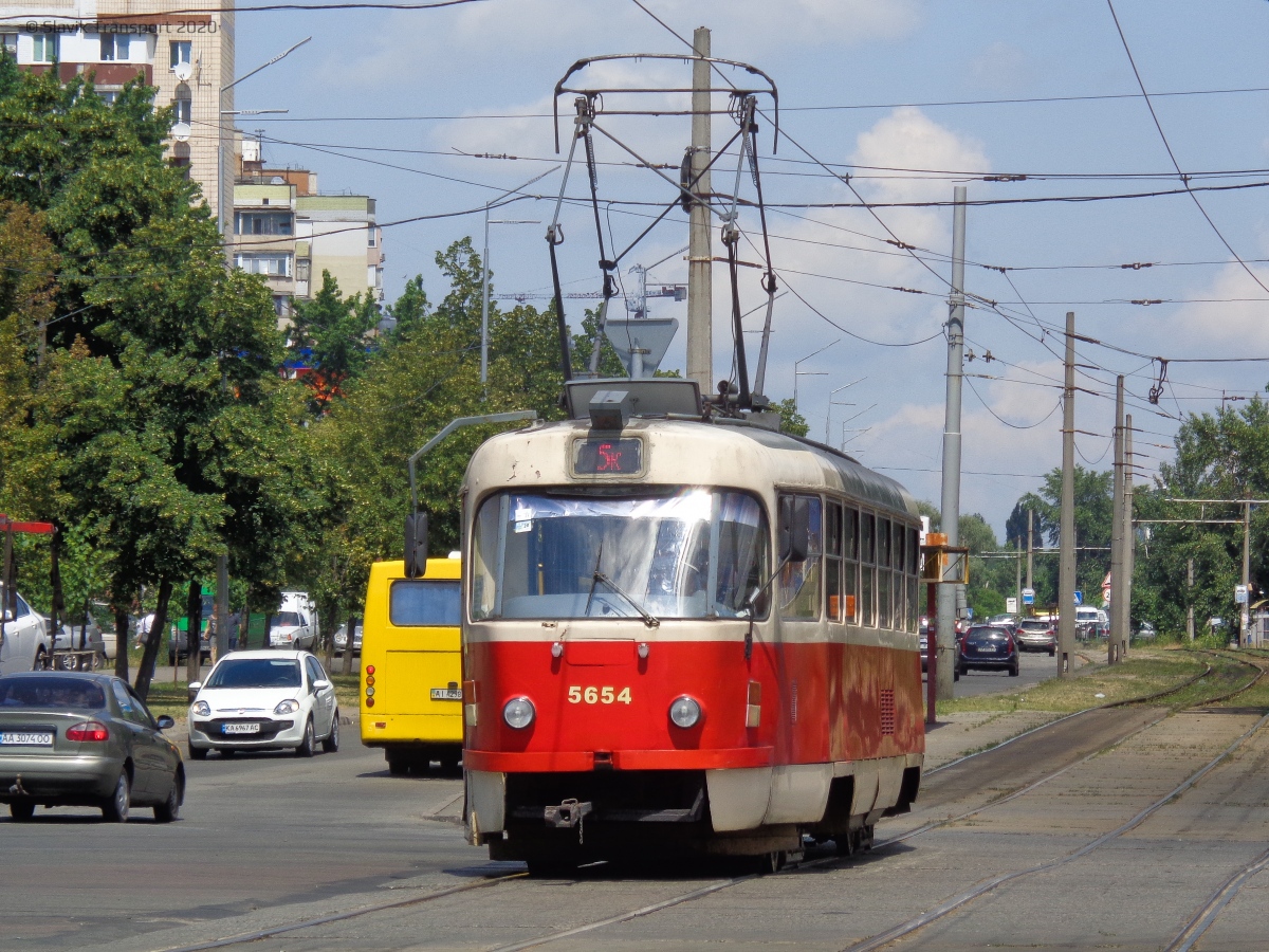 Киев, Tatra T3SUCS № 5654