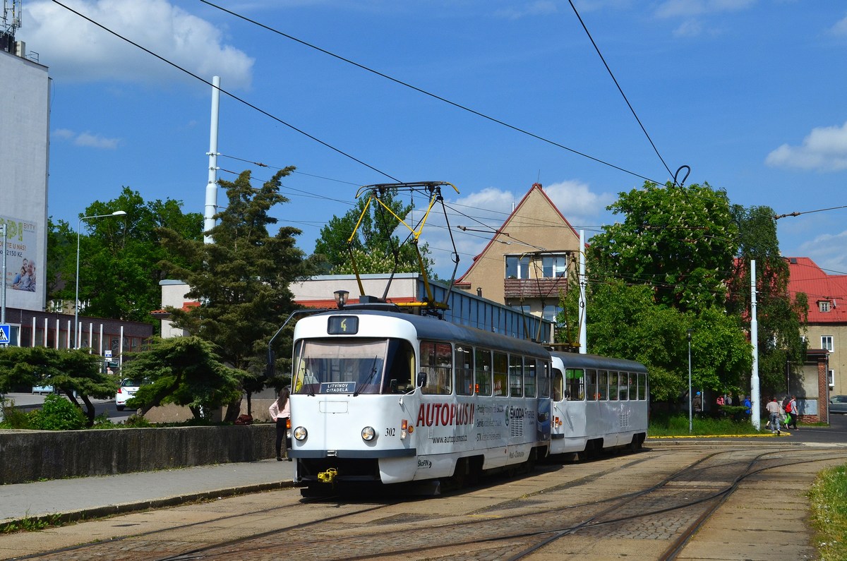 Мост ― Литвинов, Tatra T3M.3 № 302