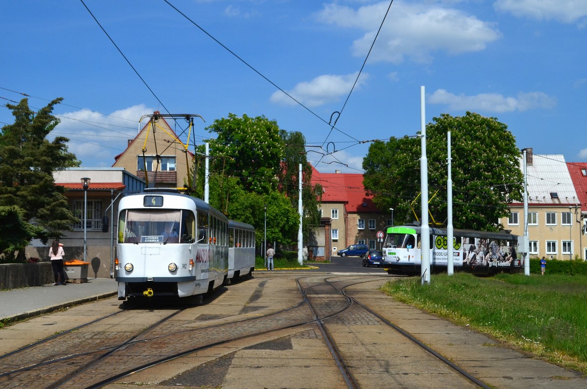 Мост ― Литвинов, Tatra T3M.3 № 302