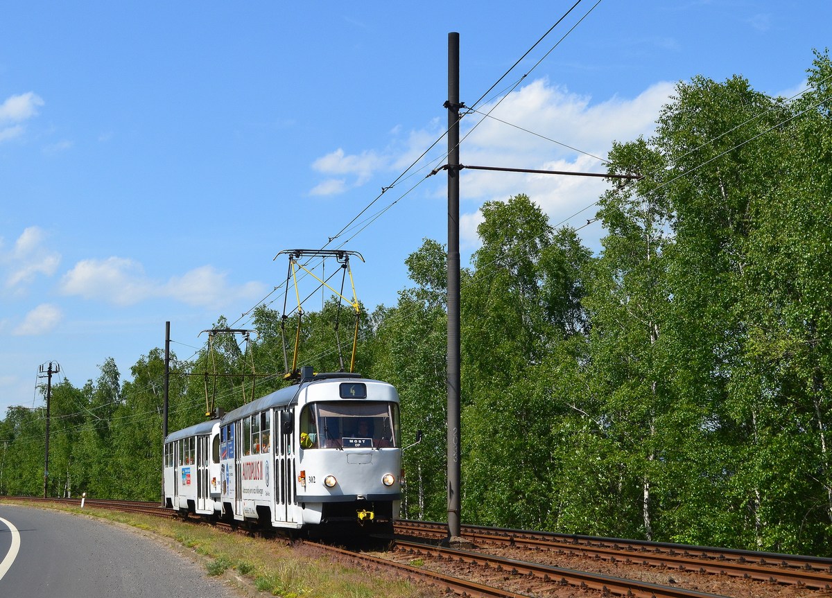 Мост ― Литвинов, Tatra T3M.3 № 302