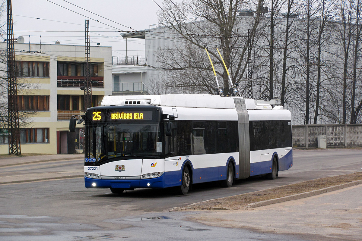 Рига, Škoda 27Tr Solaris III № 27221