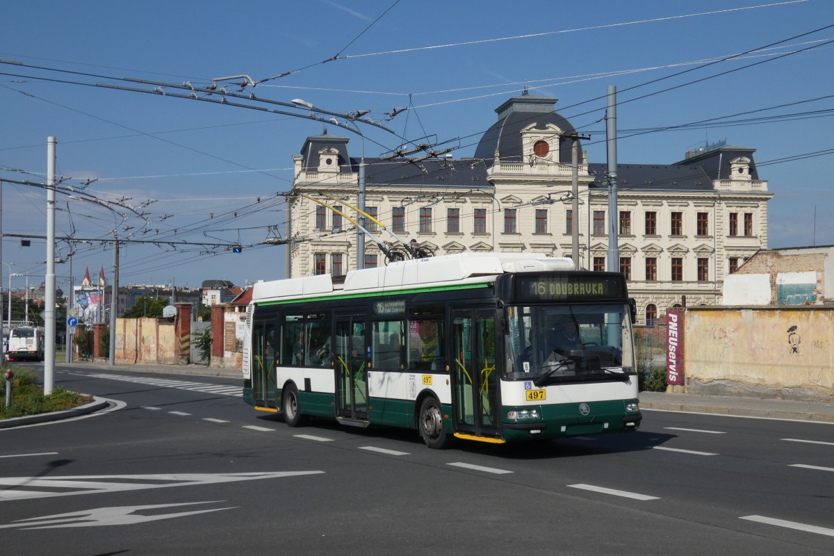 Пилзен, Škoda 24Tr Irisbus Citybus № 497