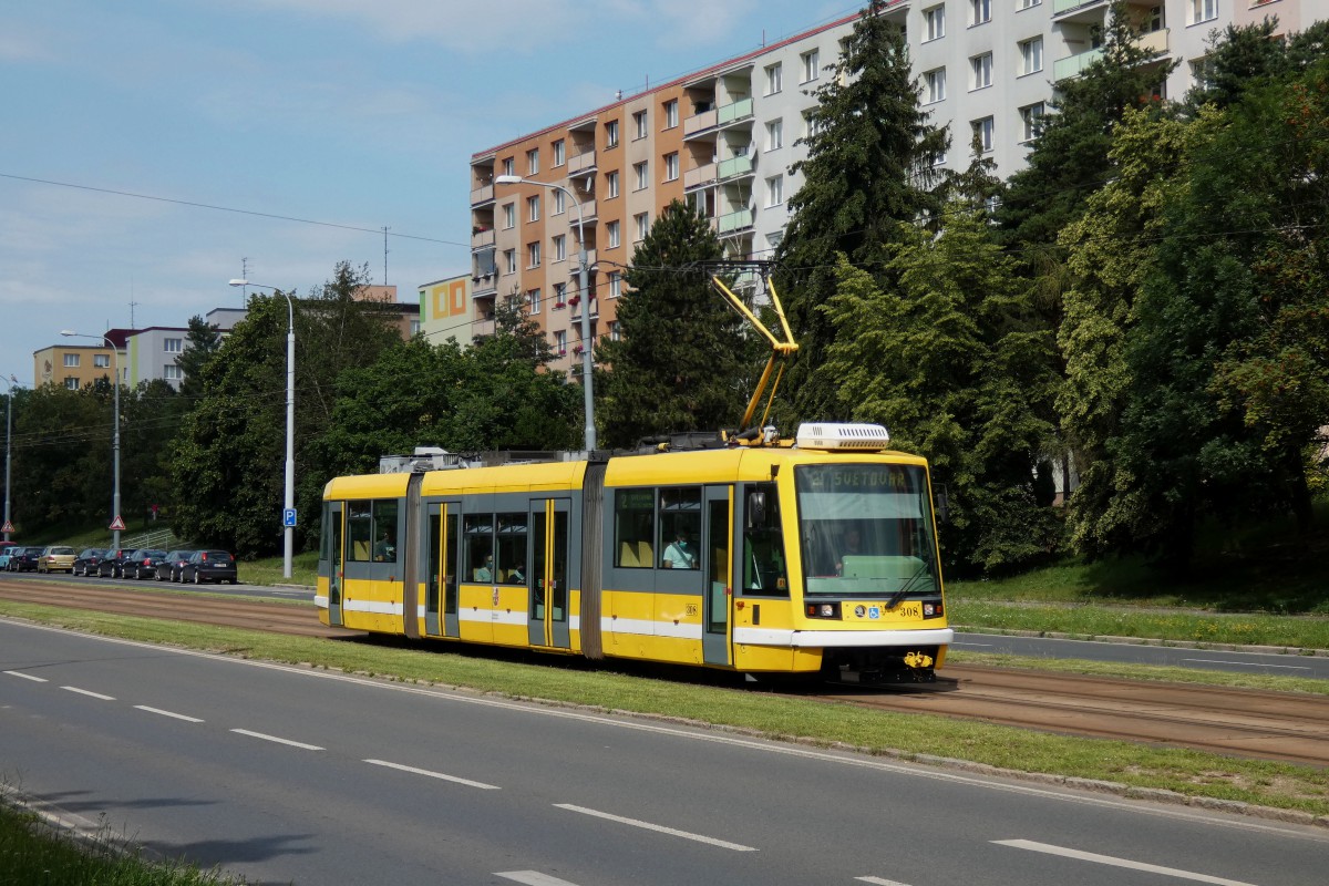 Plzeň, Škoda 03T4 Astra № 308