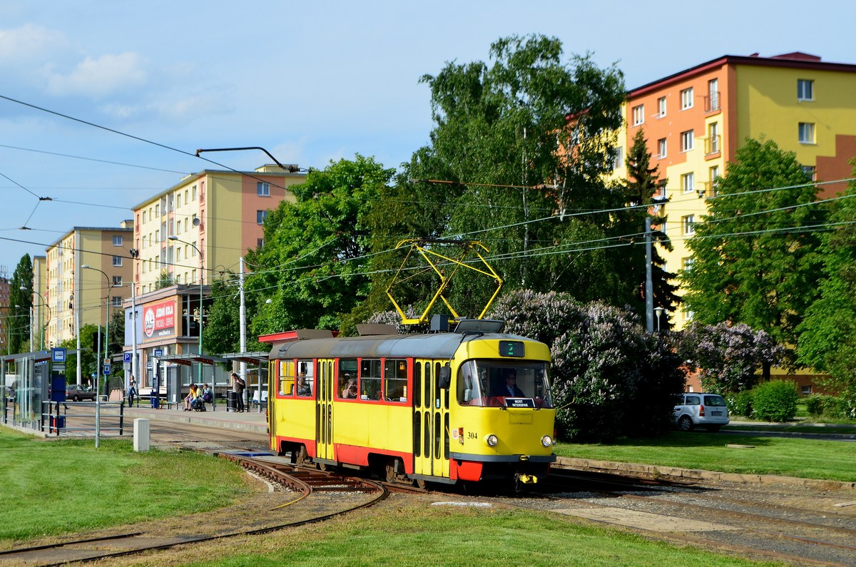 Мост ― Литвинов, Tatra T3M.3 № 304