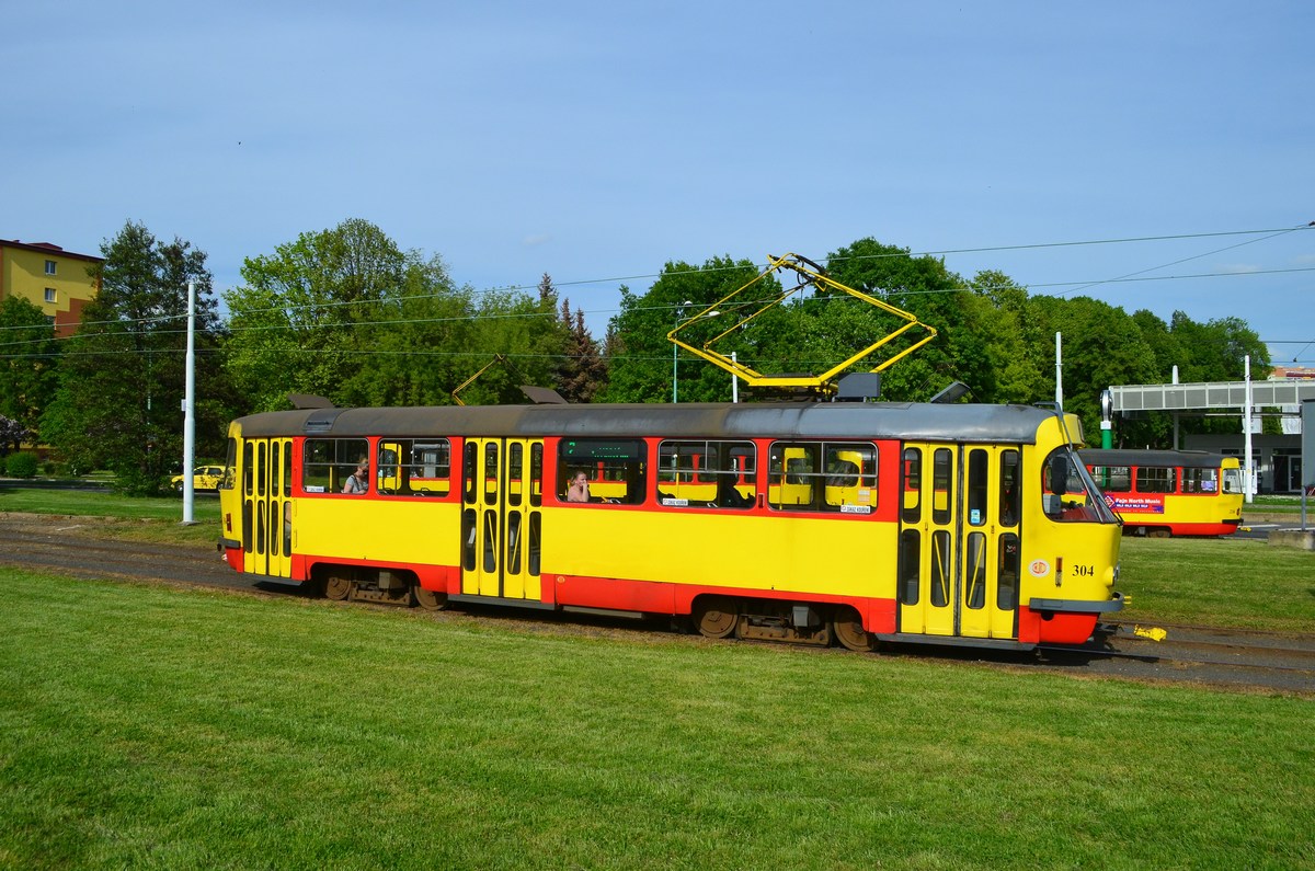 Мост ― Литвинов, Tatra T3M.3 № 304