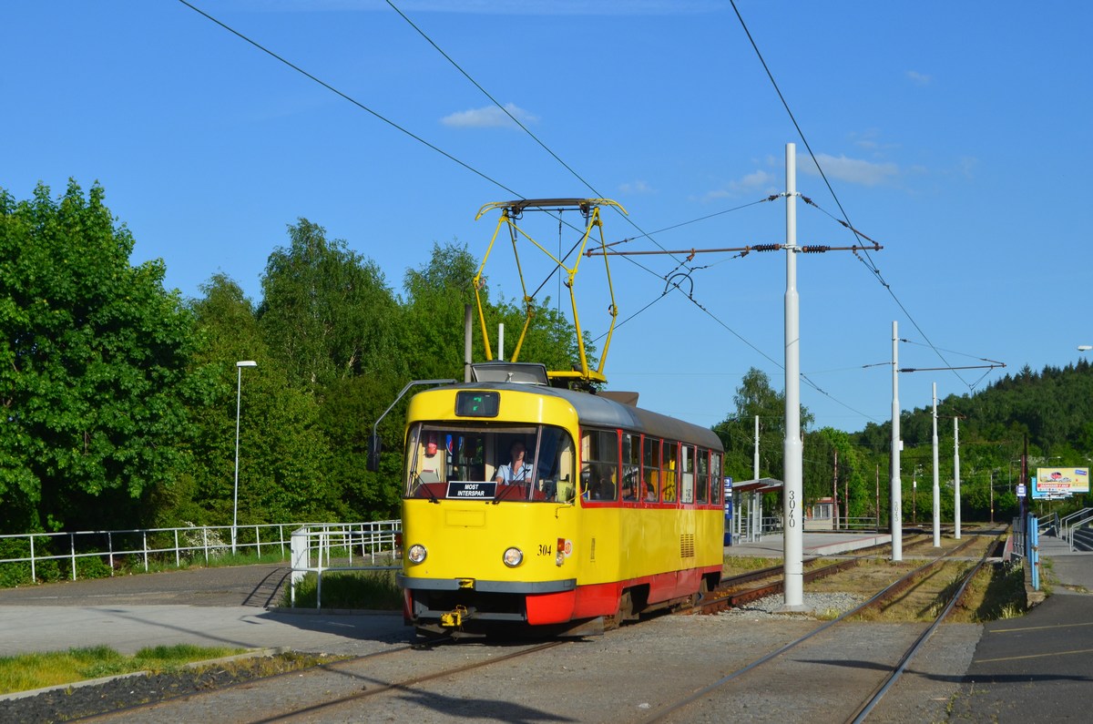 Мост ― Литвинов, Tatra T3M.3 № 304