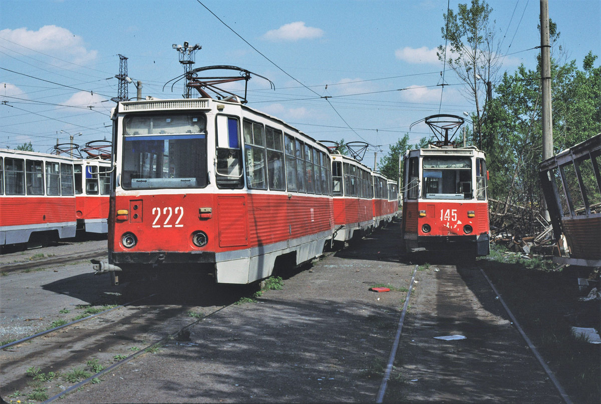 Краснаярск, 71-605А № 222; Краснаярск, 71-605 (КТМ-5М3) № 145 Краснаярск, 71-605А № 222; Краснаярск, 71-605 (КТМ-5М3) № 145