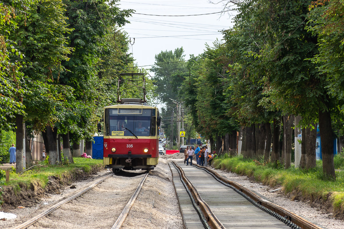 Tula, Tatra T6B5SU č. 335; Tula — Rail repair