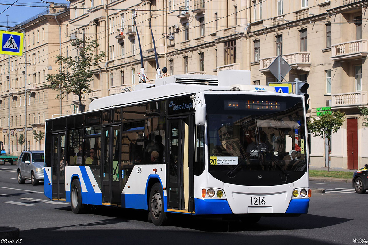 Санкт-Петербург, ВМЗ-5298.01 «Авангард» № 1216