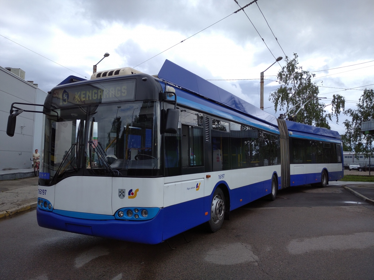 Рига, Solaris Trollino II 18 Ganz № 16197 Рига, Solaris Trollino II 18 Ganz № 16197