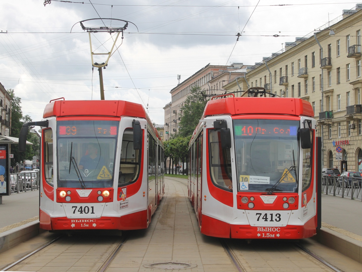 Санкт-Петербург, 71-631-02 № 7401; Санкт-Петербург, 71-631-02 № 7413