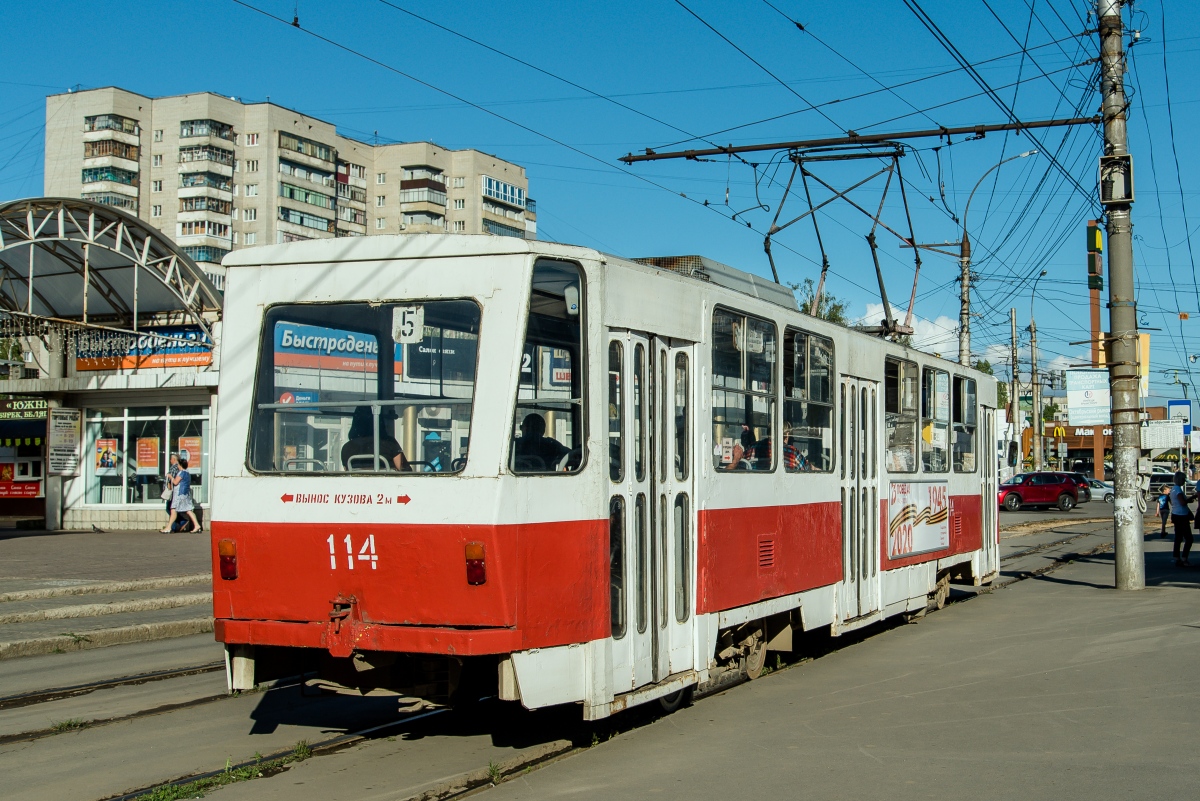 Липецк, Tatra T6B5SU № 114