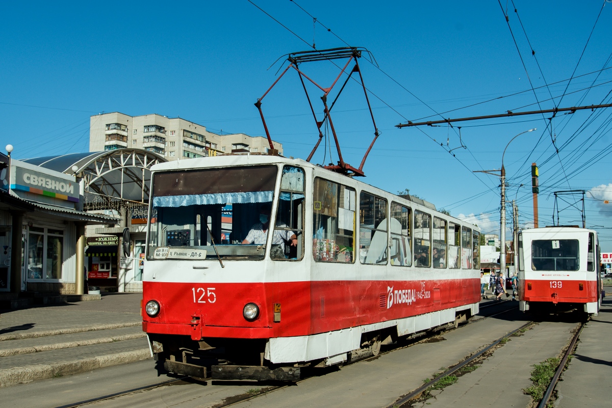 Липецк, Tatra T6B5SU № 125
