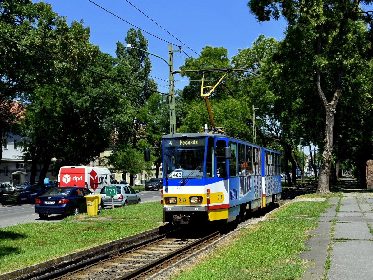 Seghedin, Tatra KT4DMC Nr. 212