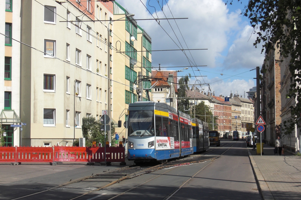 Лейпциг, Leoliner Fahrzeug-Bau Leipzig NGTW6L № 1309