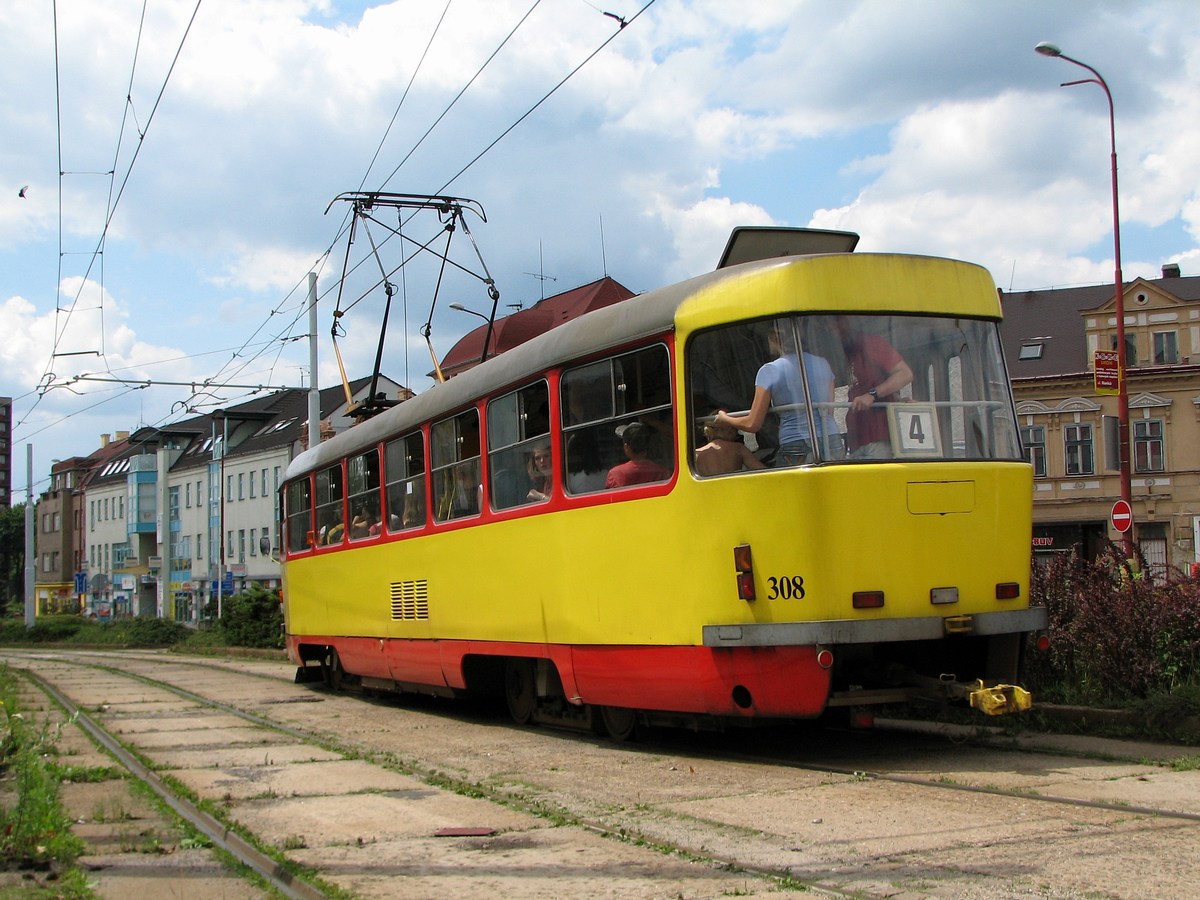 Мост ― Литвинов, Tatra T3M.3 № 308