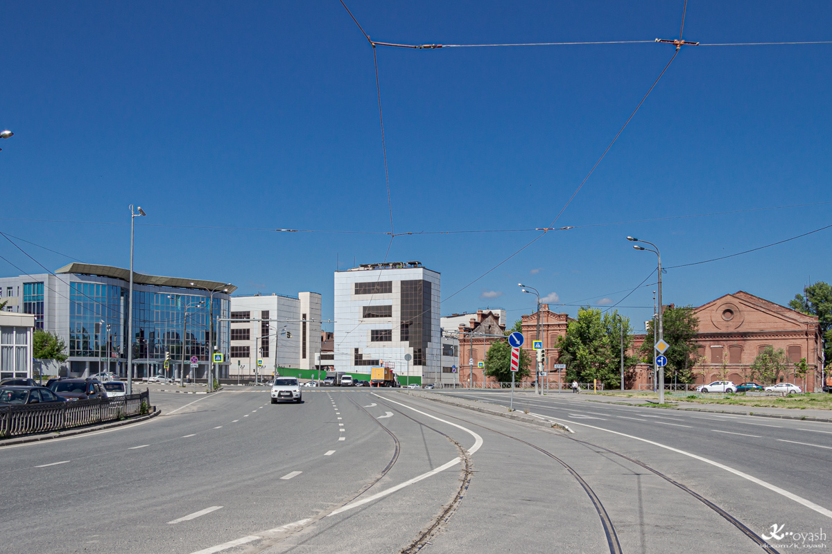 Казань — Реконструкции трамвайных линий