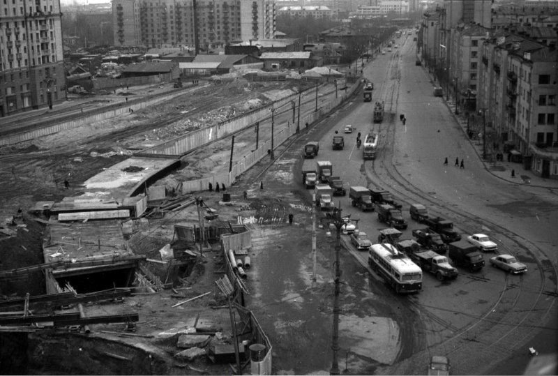 Москва — Исторические фотографии — Трамвай и Троллейбус (1946-1991)