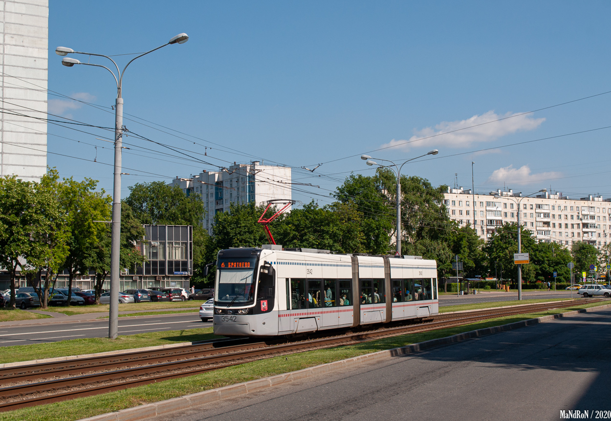 Moscow, 71-414 (Pesa Fokstrot) № 3542 Moscow, 71-414 (Pesa Fokstrot) № 3542
