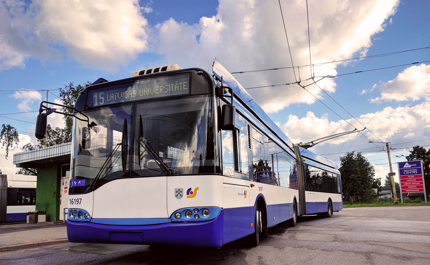 Рига, Solaris Trollino II 18 Ganz № 16197 Рига, Solaris Trollino II 18 Ganz № 16197